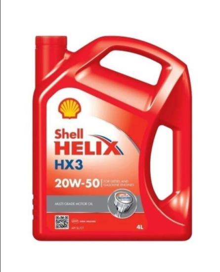 Shell Helix HX3 20w50 Motor Yağı 4 Litre